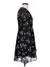 Madewell 100% Polyester Floral Black Casual Dress Size 4 - photo 4