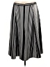 NY Collection Stripes Silver Formal Skirt Size L - photo 2