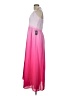Express 100% Polyester Color Block Pink Casual Dress Size Lg Petite - photo 5
