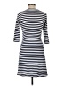 Seraphine Stripes Blue Casual Dress Size 10 - photo 2