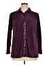 Truself 100% Polyester Burgundy Long Sleeve Blouse Size 1X - photo 1