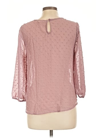 E&M Collection 3/4 Sleeve Blouse (view 2)