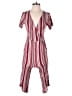 Lumiere 100% Rayon Stripes Red Romper Size S - photo 1