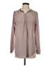Democracy 100% Polyester Pink Long Sleeve Blouse Size S - photo 1