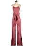 Sage 100% Rayon Solid Burgundy Jumpsuit Size S - photo 1