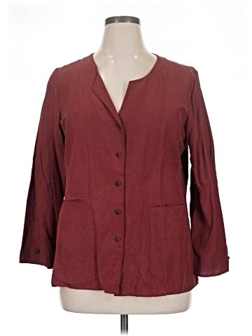 Nurture 3/4 Sleeve Silk Top (view 1)