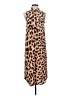 Equipment 100% Silk Animal Print Brown Casual Dress Size XS - photo 1