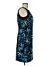 AB Studio Print Blue Cocktail Dress Size 10 - photo 4