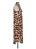 Equipment 100% Silk Animal Print Brown Casual Dress Size XS - photo 4