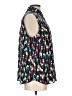 Talbots Outlet Blue Sleeveless Button-Down Shirt Size Lg Petite - photo 4
