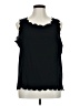 Elle Black Sleeveless Top Size XL - photo 1