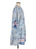 Assorted Brands Damask Pink Blue Casual Dress Size M (estimated) - photo 4