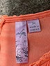Alya 100% Polyester Orange Cocktail Dress Size M - photo 7