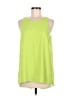 Vince Camuto 100% Polyester Green Sleeveless Top Size M - photo 1