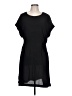 Cotélac 100% Polyester Solid Black Casual Dress Size Lg (3) - photo 1