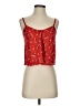 ASOS 100% Polyester Red Sleeveless Blouse Size 2 - photo 1