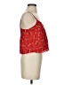 ASOS 100% Polyester Red Sleeveless Blouse Size 2 - photo 4