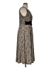 Perceptions Animal Print Brown Cocktail Dress Size 16 - photo 4