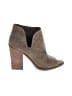 Vince Camuto 100% Leather Gray Ankle Boots Size 8 - photo 1