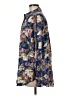 Route 66 Floral Blue Long Sleeve Button-Down Shirt Size M - photo 5