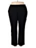 Denim & Co 100% Polyester Solid Black Active Pants Size 1X - photo 1