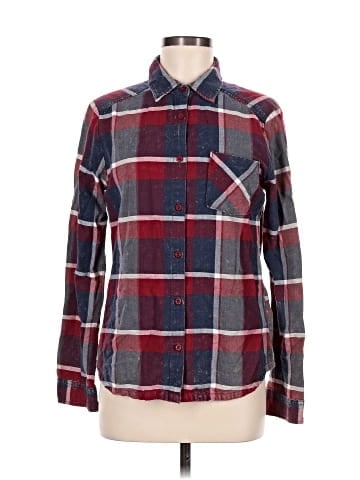 RVCA Long Sleeve Button-Down Shirt (view 1)