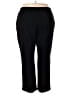 Denim & Co 100% Polyester Solid Black Active Pants Size 1X - photo 2
