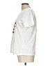 Basic Editions 100% Cotton Ivory Short Sleeve T-Shirt Size L - photo 5