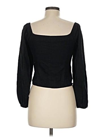 Topshop Long Sleeve Blouse (view 2)