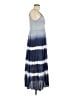 Studio West 100% Cotton Tie-dye Blue Casual Dress Size M - photo 4