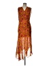 Veronica Beard Print Orange Cocktail Dress Size 12 - photo 1