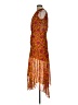 Veronica Beard Print Orange Cocktail Dress Size 12 - photo 5