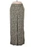 Ann Taylor LOFT 100% Viscose Animal Print Silver Casual Pants Size XL - photo 1