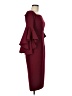 Milly Burgundy Cocktail Dress Size 6 - photo 4