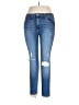 Just Black 100% Cotton Hearts Blue Jeans Size 31 waist - photo 1