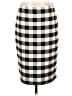 Ann Taylor Checkered-gingham Black Casual Skirt Size 4 - photo 1