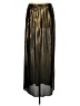 Badgley Mischka 100% Polyester Metallic Gold Formal Skirt Size S - photo 1