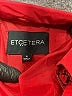 Etcetera 100% Polyester Red Trenchcoat Size 4 - photo 6