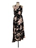 Soprano 100% Polyester Floral Black Casual Dress Size L - photo 1
