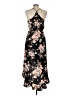 Soprano 100% Polyester Floral Black Casual Dress Size L - photo 2