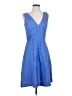 J.Crew Chevron-herringbone Blue Cocktail Dress Size 4 - photo 1