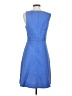 J.Crew Chevron-herringbone Blue Cocktail Dress Size 4 - photo 2