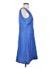 J.Crew Chevron-herringbone Blue Cocktail Dress Size 4 - photo 4