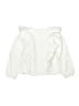 Crewcuts 100% Cotton Ivory Long Sleeve Blouse Size 6 - 7 - photo 2