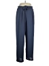 AB Studio 100% Polyester Solid Blue Casual Pants Size XL - photo 1