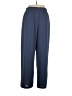 AB Studio 100% Polyester Solid Blue Casual Pants Size XL - photo 2