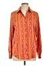 Maison d' Amelie Orange Long Sleeve Blouse Size L - photo 1