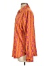 Maison d' Amelie Orange Long Sleeve Blouse Size L - photo 5