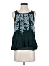 Floreat 100% Polyester Teal Sleeveless Blouse Size XS - photo 1