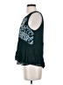 Floreat 100% Polyester Teal Sleeveless Blouse Size XS - photo 5